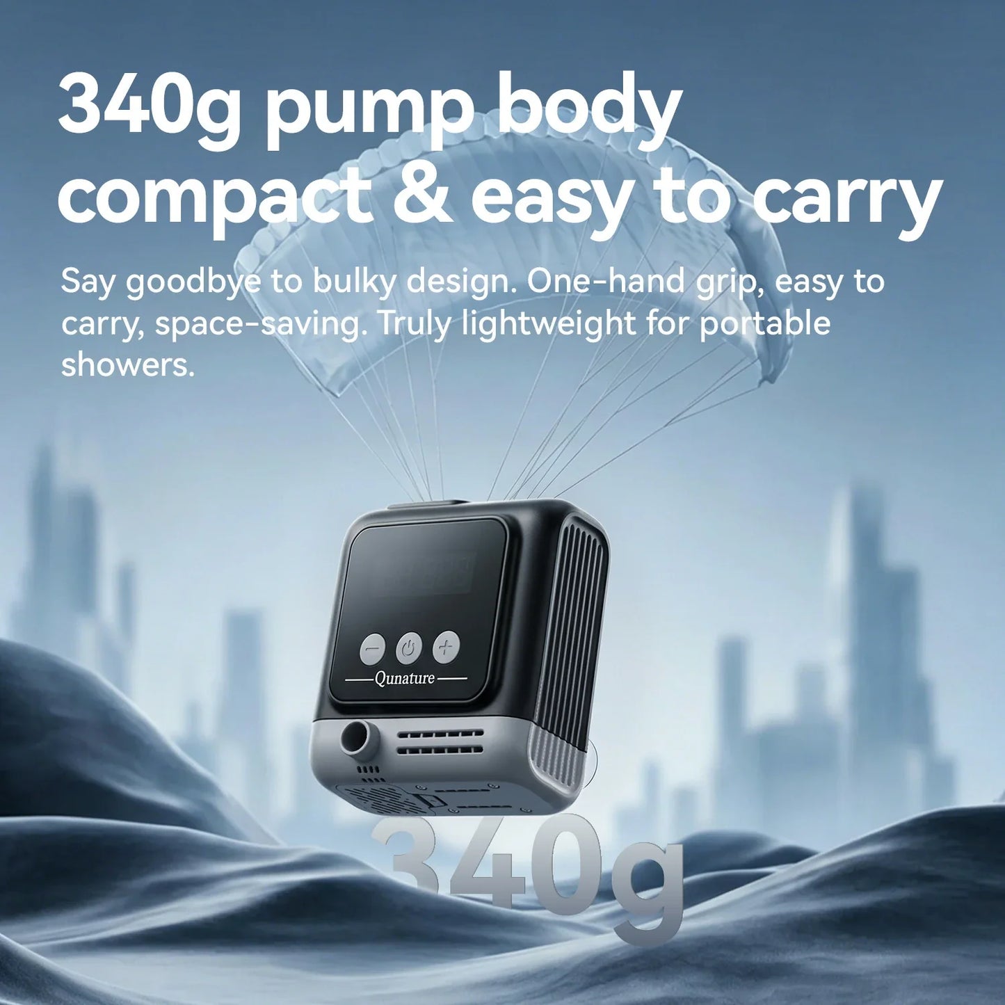 IPX8 Waterproof Rechargeable Outdoor Shower Pump