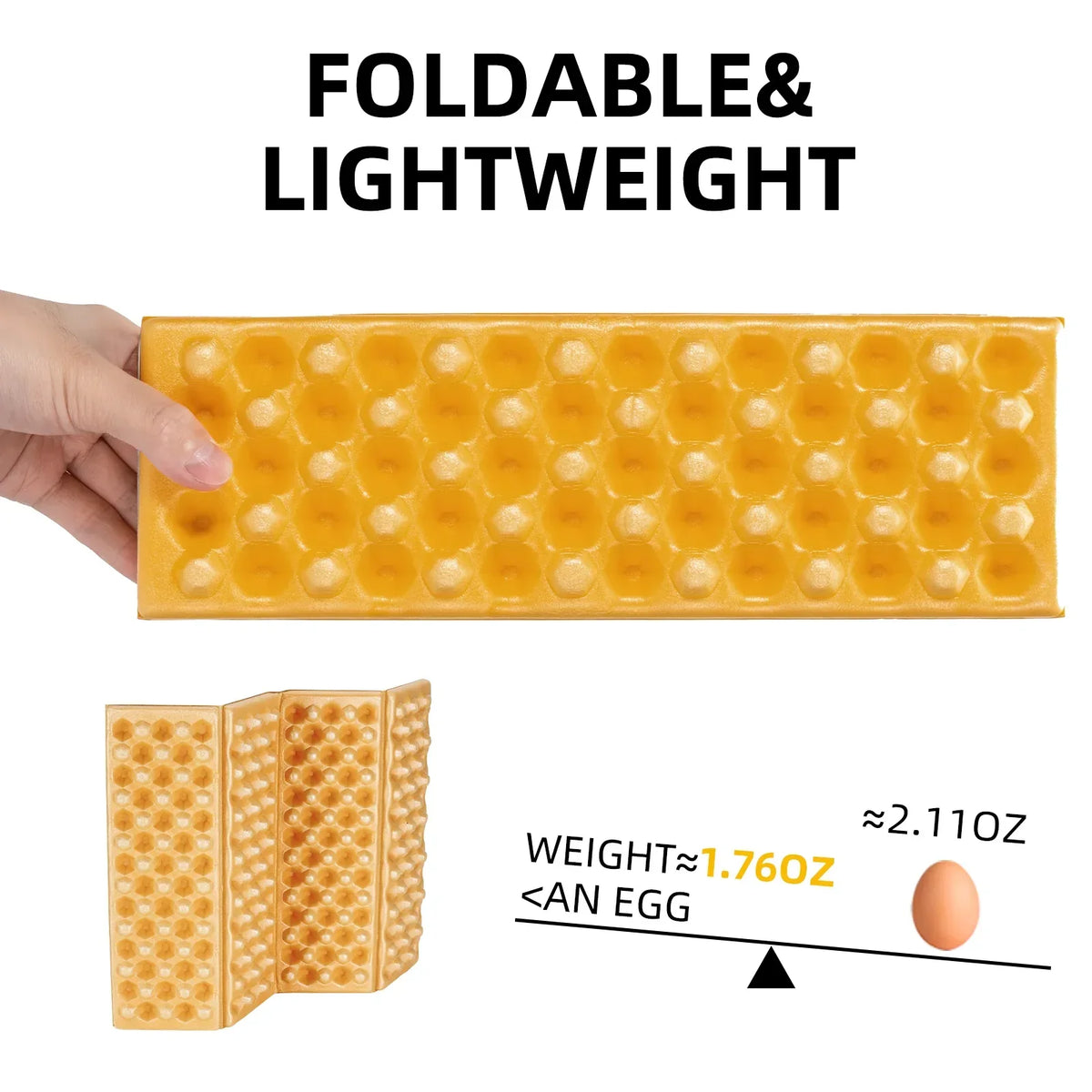 Qunature Folding Seat Pad Mat with Foam
