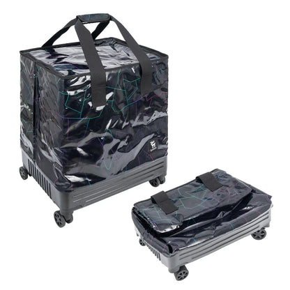 Lightweight Foldable Rolling Tote Bag 75L