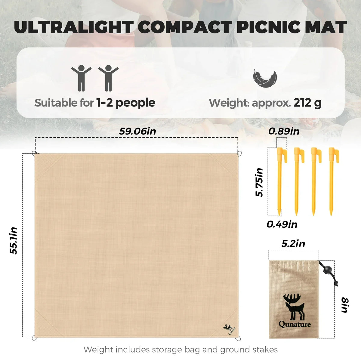 Lightweight Waterproof Picnic Blanket
