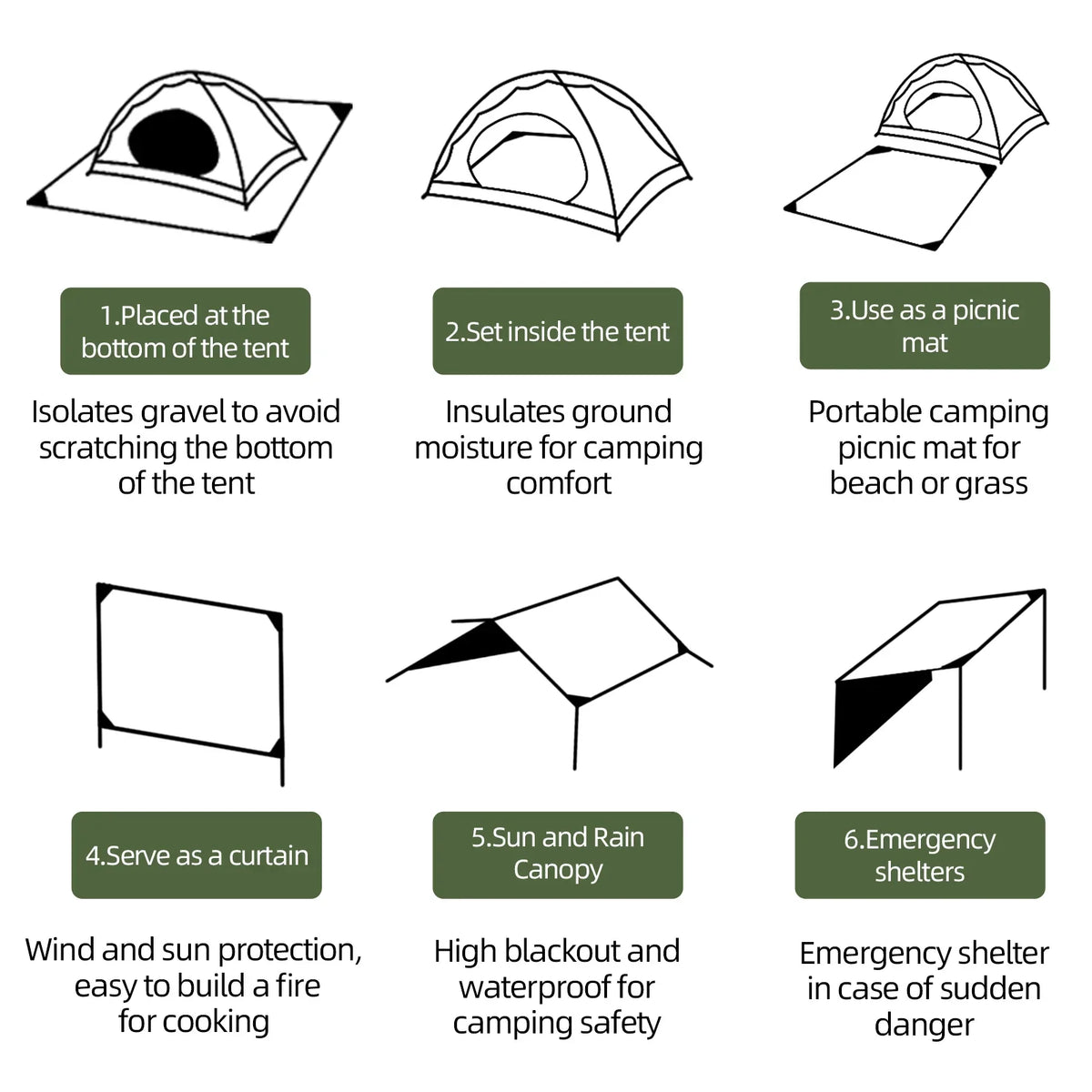 Lightweight Waterproof Picnic Blanket