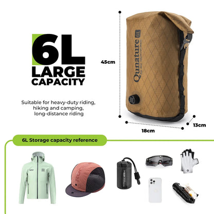 Bikepacking Waterproof Compression Bag + Rear Rack Set
