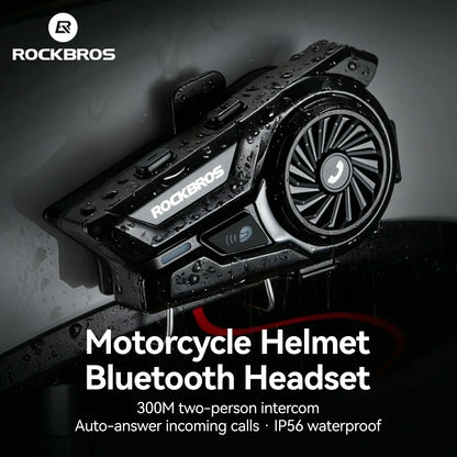 R1 Motorcycle Bluetooth Communication Headset Helmet Speakers