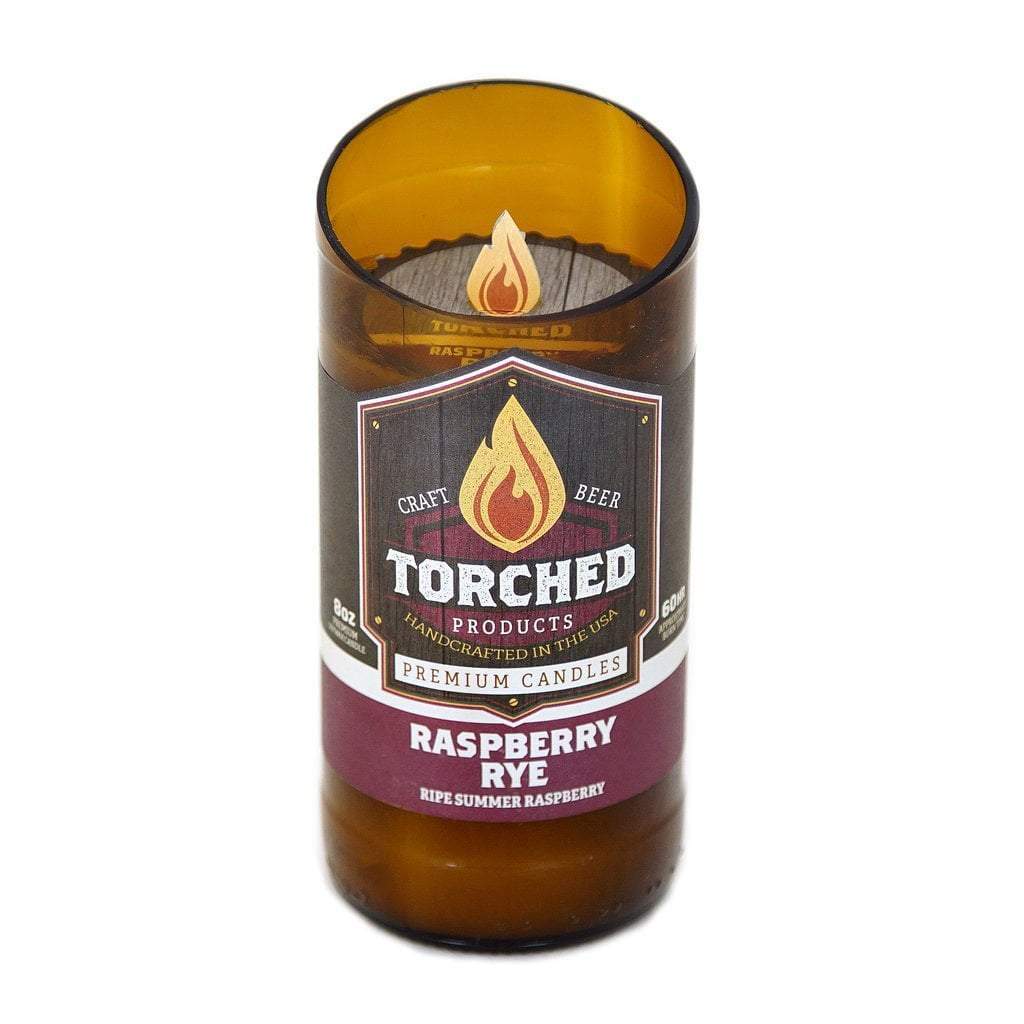 Raspberry Rye Beer Candle