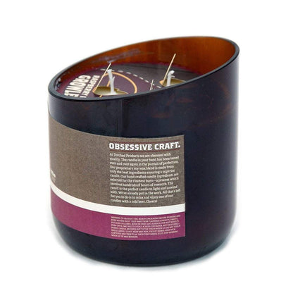Raspberry Rye Beer Candle