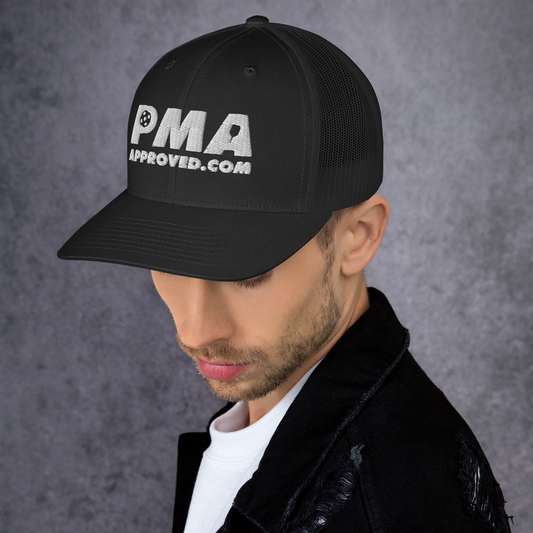 PICKLEBALL MANUFACTURERS ASSOCIATION - Vintage Trucker Hat (Black)
