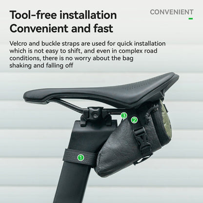 Sustainable Eco-Friendly Bike Rear Saddle Bag 0.2L