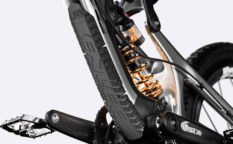 ENLEE Down Tube Frame Protector, 3M MTB Bicycle Frame Guard - Protect The Bike from Collision and Scratch