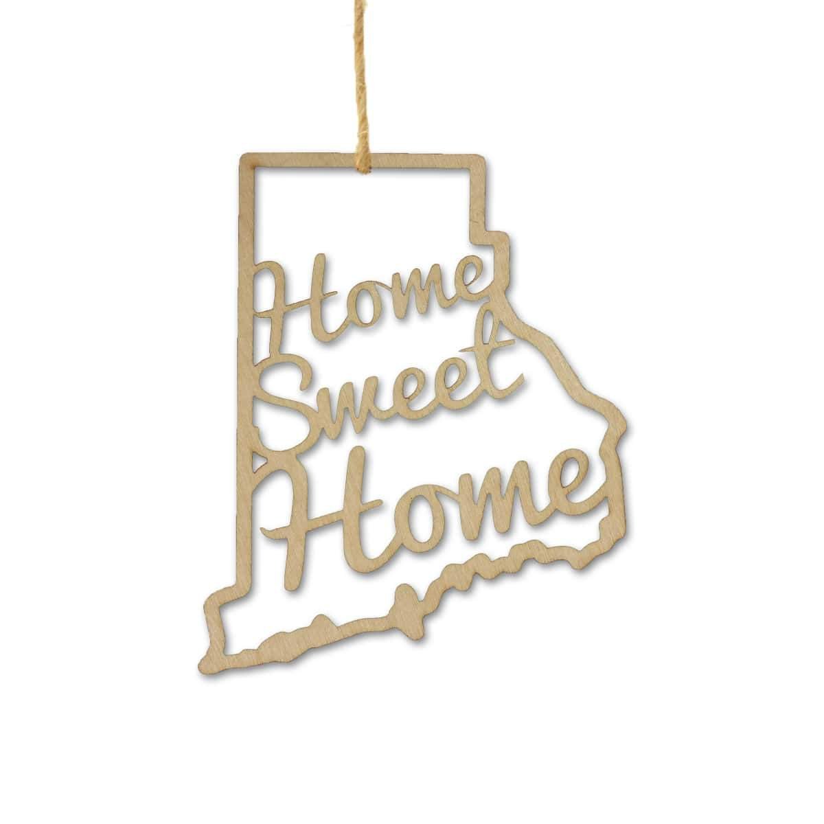 Rhode Island Home Sweet Home Ornaments