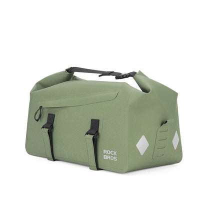 RideMate 100% Waterproof Bike Rear Rack Bag 16L