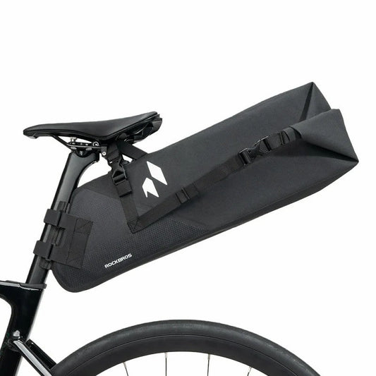 RideMate Waterproof Bike Tail Bag - 13L