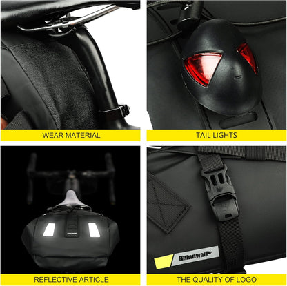 Rhinowalk Waterproof Bike Saddle Bag Under Seat Storage 10L RK5110