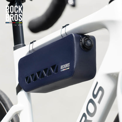 ROCKBROS 100% Waterproof Bike Frame Bag 1.7L Road-to-Sky