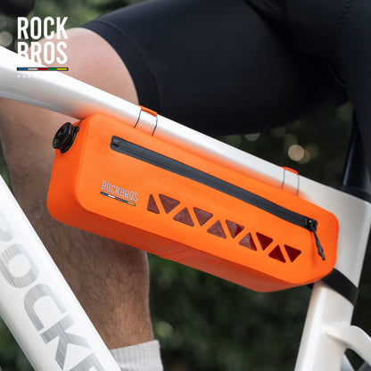 ROCKBROS 100% Waterproof Bike Frame Bag 1.7L Road-to-Sky