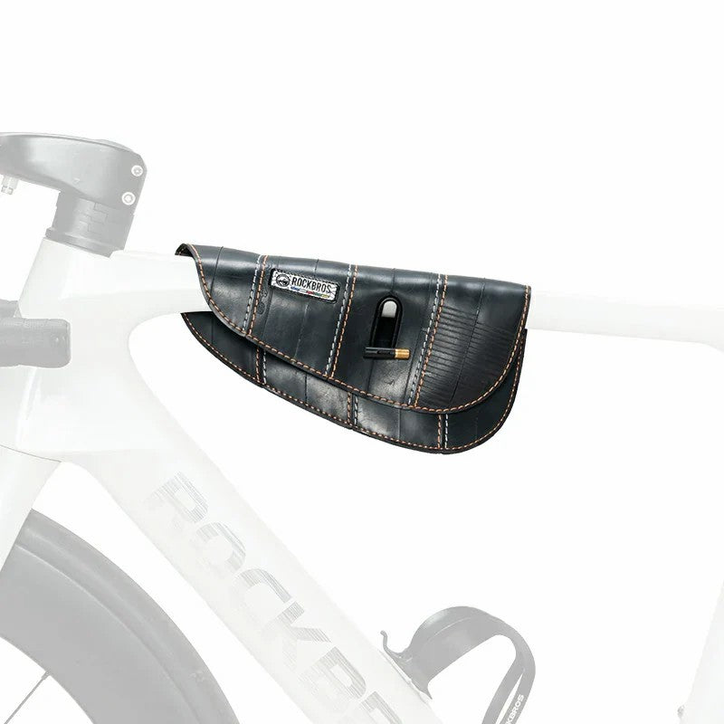 ROAD TO SKY Recycled Tire Bike Frame Bag - 0.5L