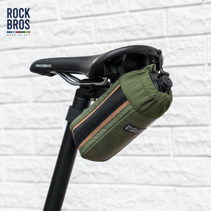 ROAD TO SKY Recycled Tire Bike Water Bottle Bag - 0.8L