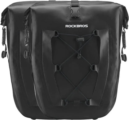 ROCKBROS Fully Waterproof Bike Pannier Large Capacity