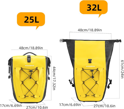 Bike Panniers Waterproof for Rear Rack