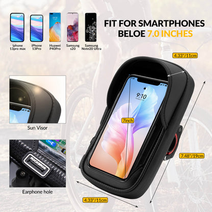360° Rotating Bike Phone Mount Bag