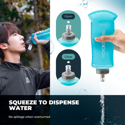 500ml Collapsible Water Bottle for Outdoor Use