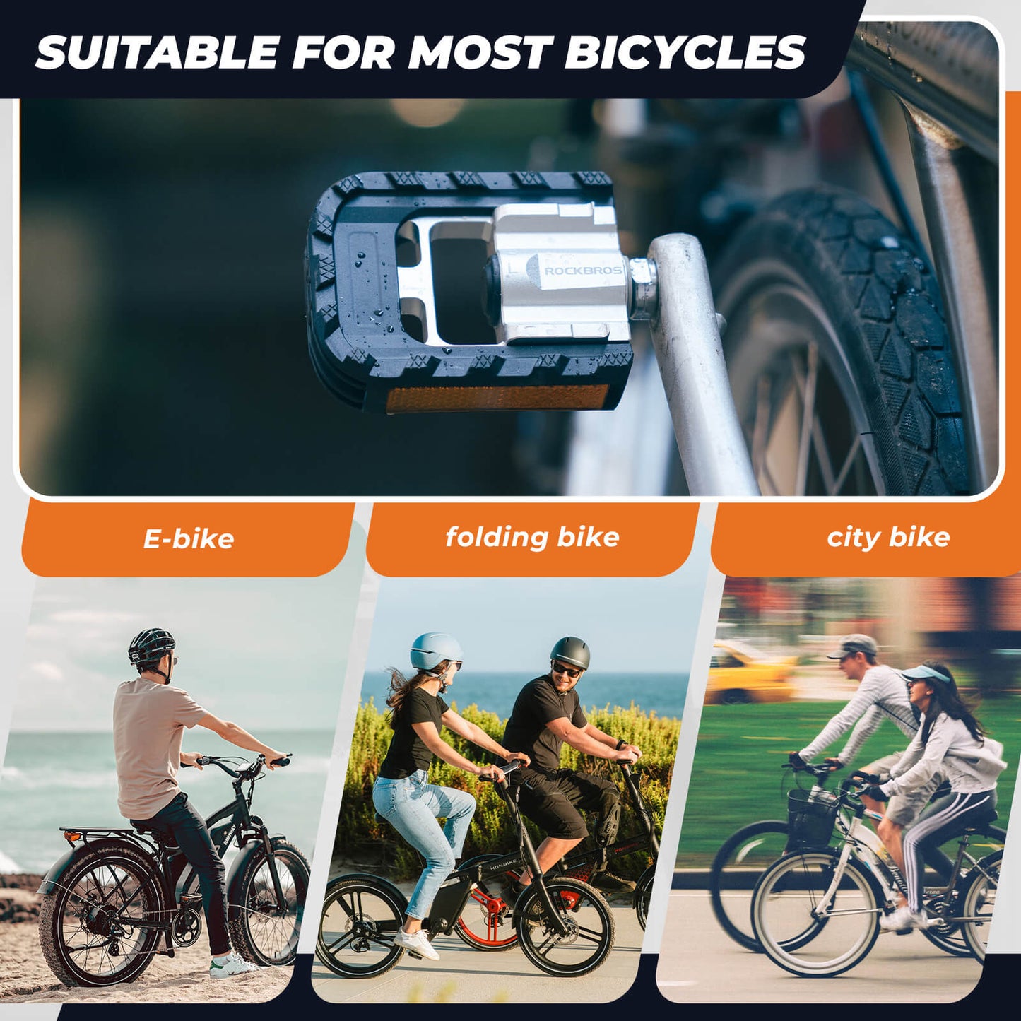 Aluminum Folding Bike Pedals