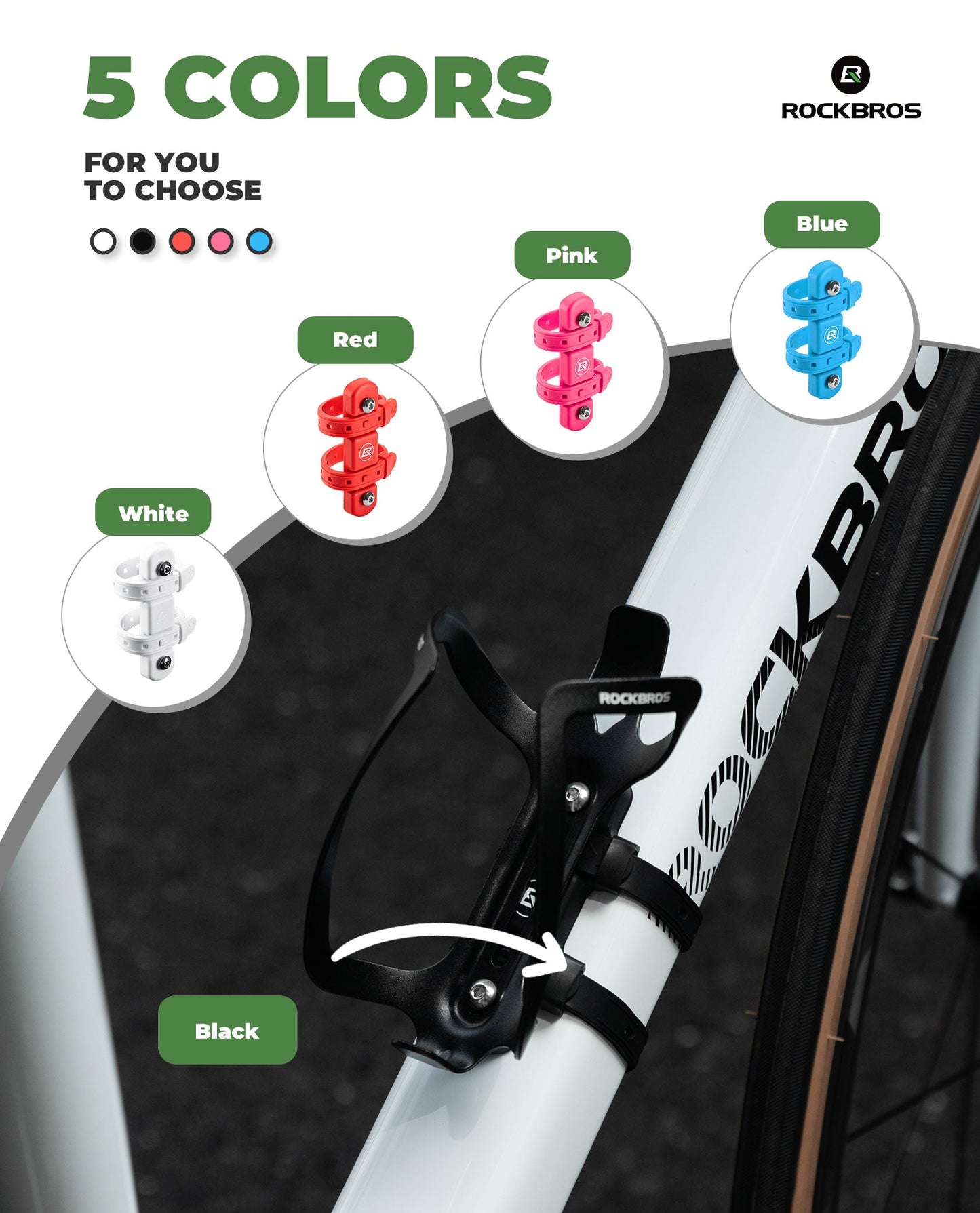 Bike Bottle Cage Mounting Base