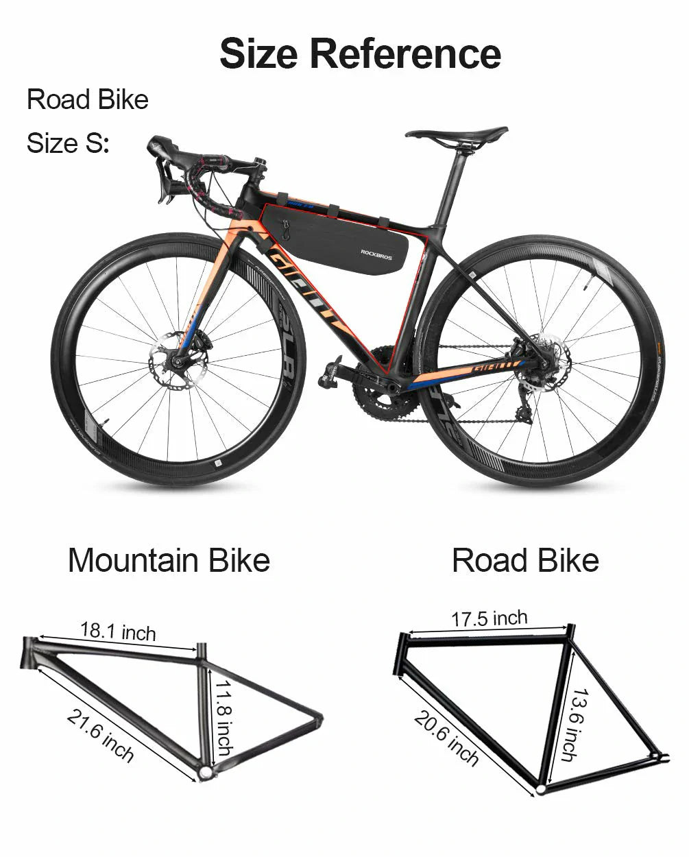 AS-018 Bike Triangle Bag Waterproof 3L/4L