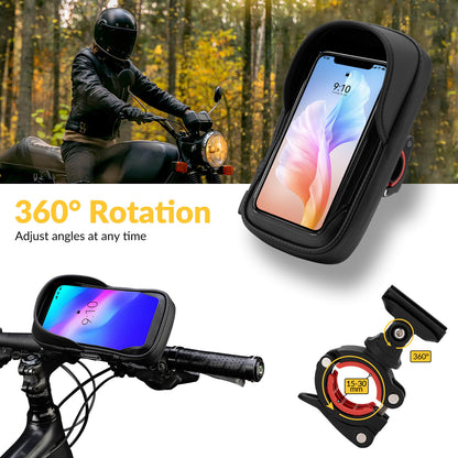 360° Rotating Bike Phone Mount Bag