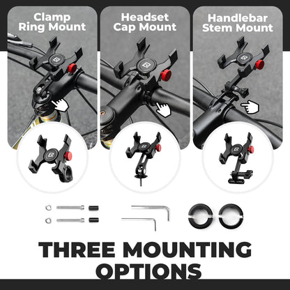 Aluminum Bike Phone Holder