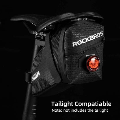 ROCKBROS Bike Saddle Bag Under Seat 1.5L Cycling Accessories Storage Pouch