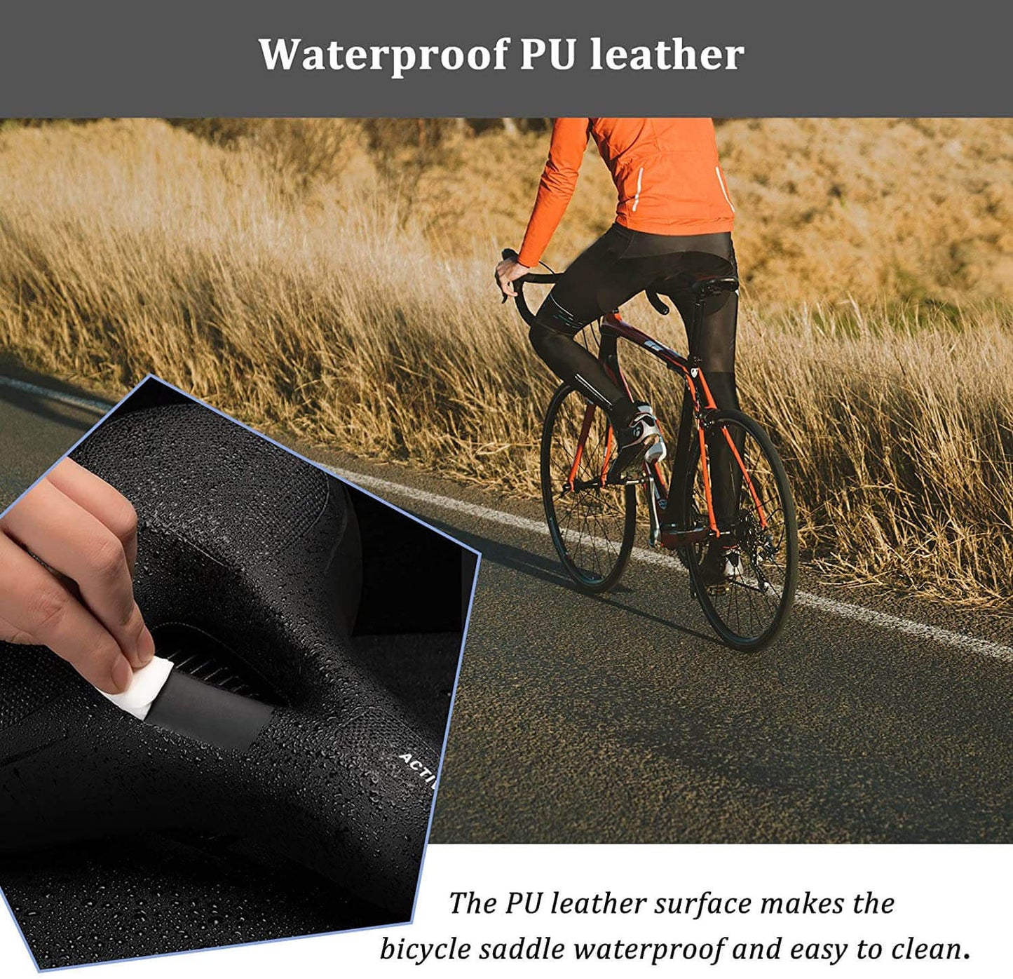 ROCKBROS Bike Saddle Comfort Shock-absorbing Bike Seat