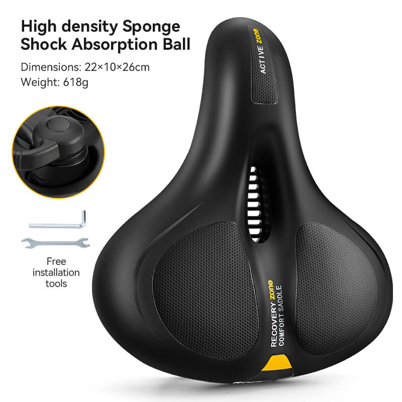 ROCKBROS Bike Saddle Comfort Shock-absorbing Bike Seat