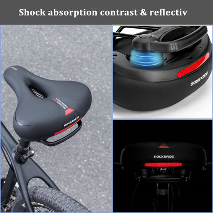 ROCKBROS Bike Saddle Comfort Shock-absorbing Bike Seat