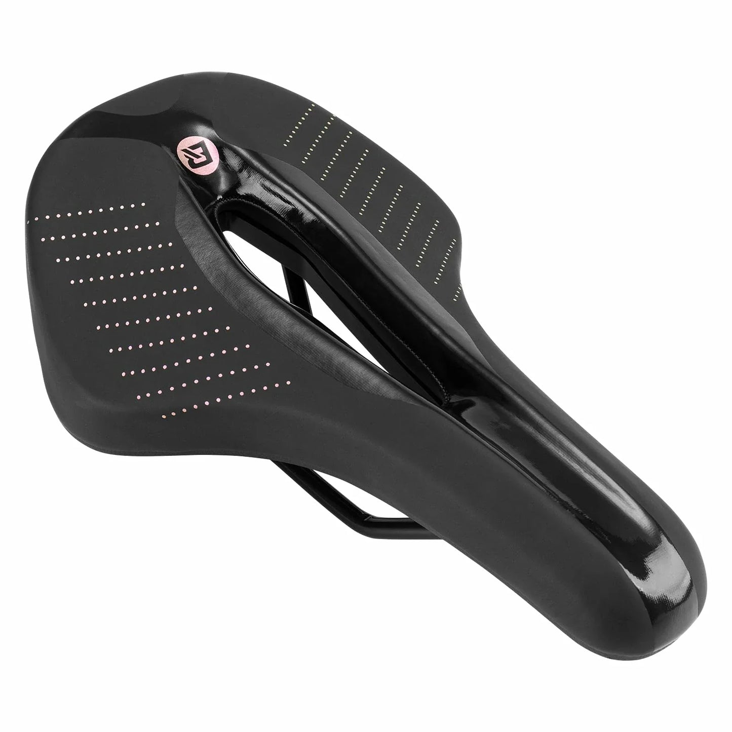 Bike Seat Breathable Ergonomic Shock Absorbing Hollow Design PU Leather