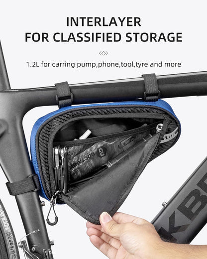 ROCKBROS Bike Triangle Bag Storage Bag Bicycle Frame Pouch Bag