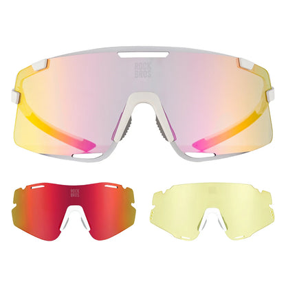 Boundless Sports Sunglasses with 3 Interchangeable Lenses