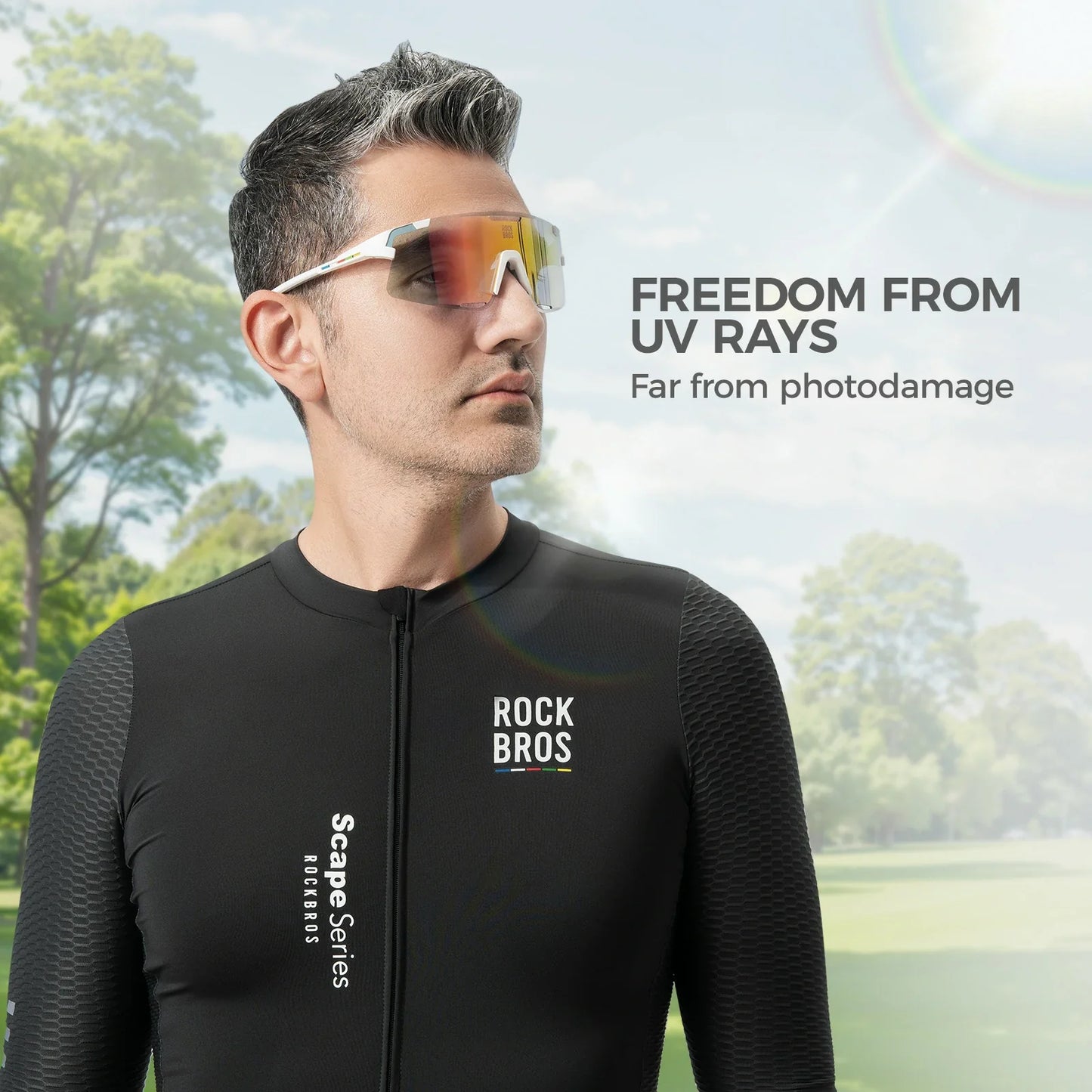 Boundless Sports Sunglasses with 3 Interchangeable Lenses