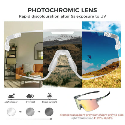 Boundless Sports Sunglasses with 3 Interchangeable Lenses