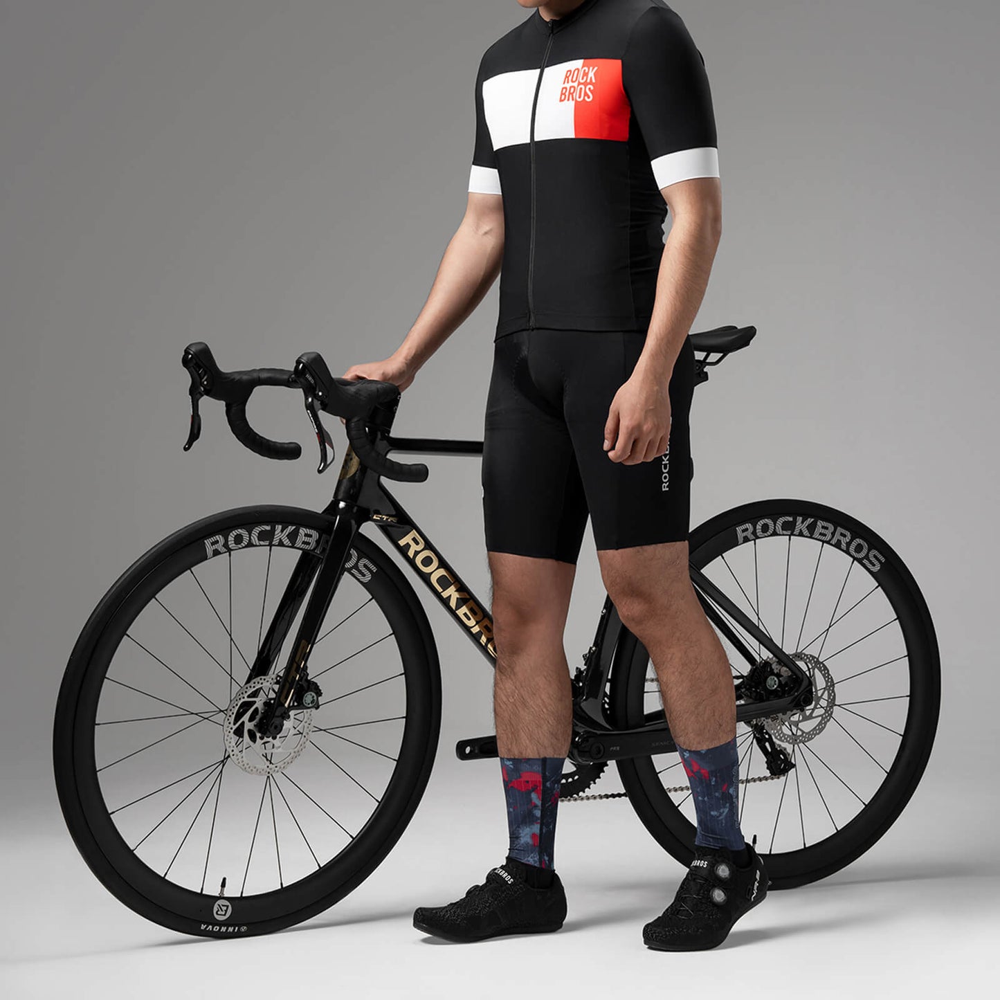 Men Summer Short Sleeve Cycling Jersey Breathable