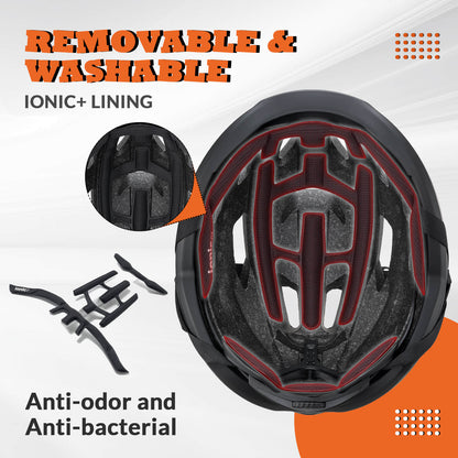 LK-12 Flowing Light Cycling Bike Helmet