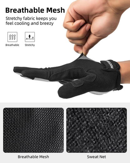 ROCKBROS Cycling Gloves for Men Women Breathable Gel Pad Road Mountain Bike Gloves