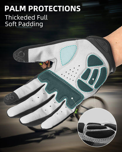 ROCKBROS Cycling Gloves for Men Women Breathable Gel Pad Road Mountain Bike Gloves