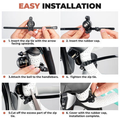 ROCKBROS Dual Hammer Bike Bell