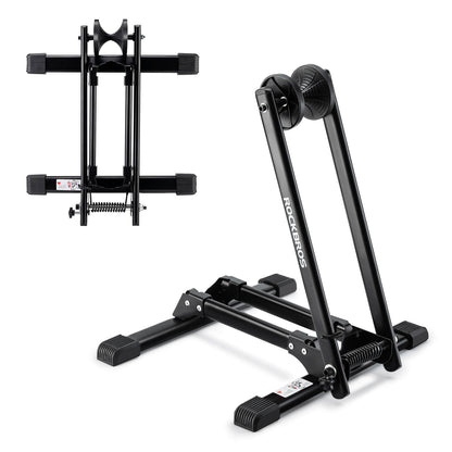 ROCKBROS Foldable Bike Stand Portable Bicycle Rack for Easy Storage
