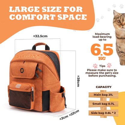 Brompton Foldable Pet Handlebar Bike Bag - 21L