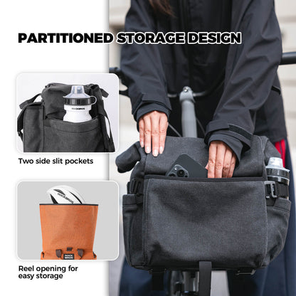 ROCKBROS Folding Bike Handlebar Bag Backpack - H46