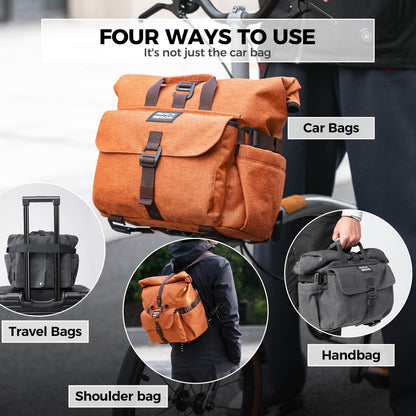 ROCKBROS Folding Bike Handlebar Bag Backpack - H46
