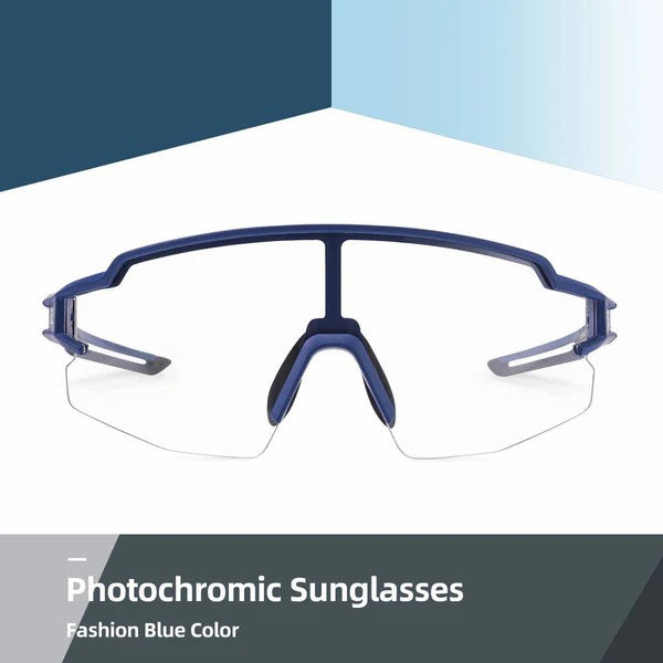 Half Frame Photochromic Cycling Sunglasses