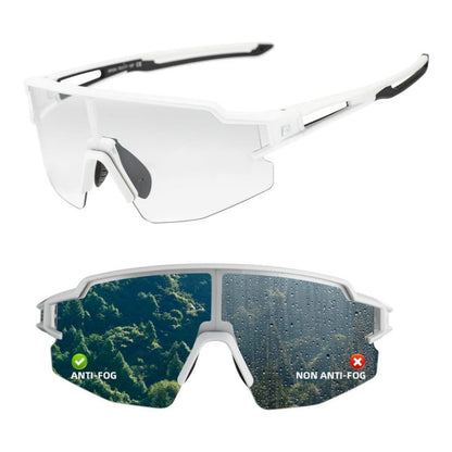 Half-Frame Photochromic Sports Sunglasses (UV400)