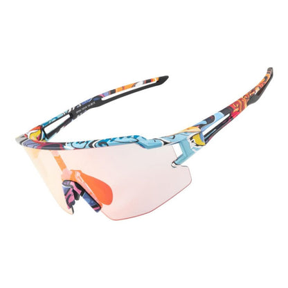 Half-Frame Photochromic Sports Sunglasses (UV400)